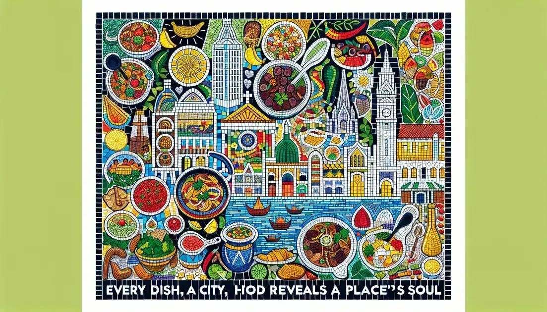 Cada prato, uma cidade: Como a comida revela a alma do lugar