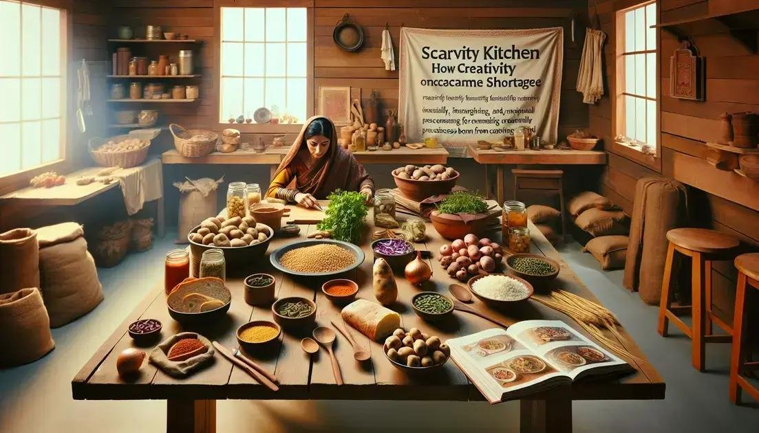 Cozinha da fome: Como a criatividade venceu a escassez