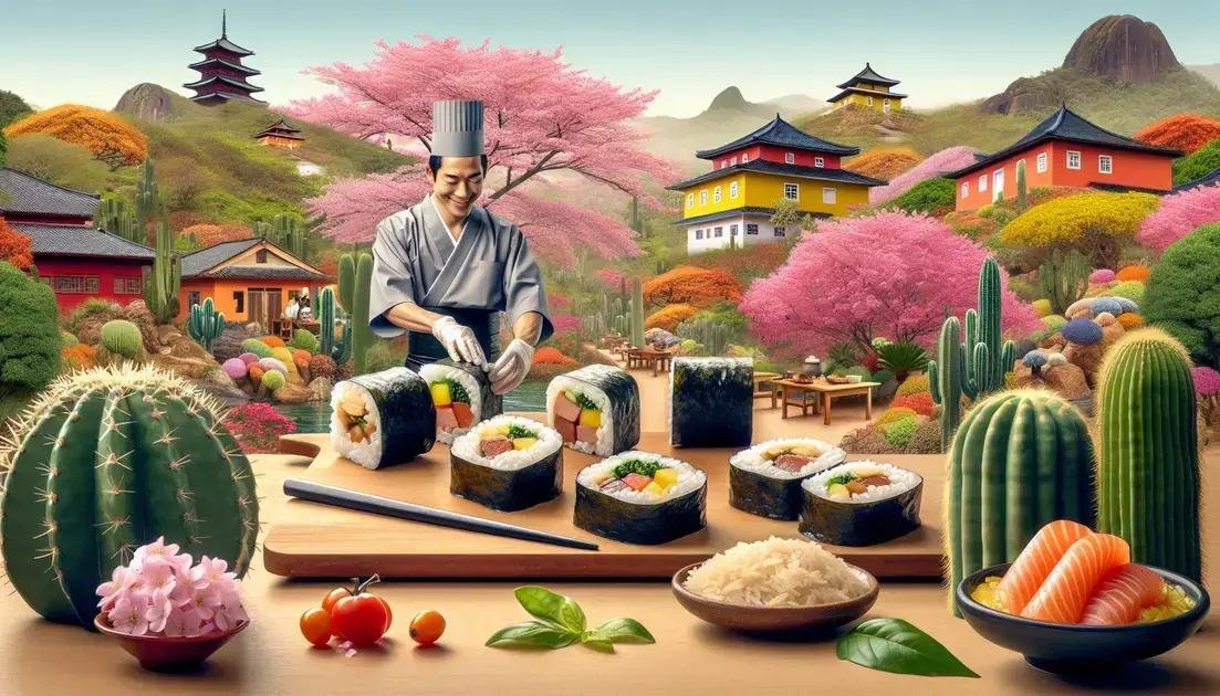Sushi nordestino com carne de sol: Um encontro entre Japão e Sertão